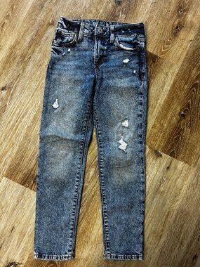 Gap kids jeans with adjustable waist band size 8 girls